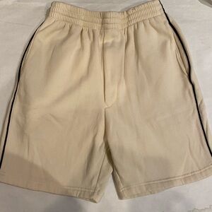 BLAIR John Blair Men’s Fleece Sweatshorts Joggers Small Ivory
